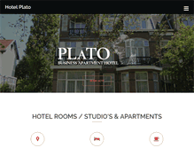 Tablet Screenshot of hotelplato.nl