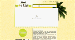 Desktop Screenshot of hotelplato.com.br